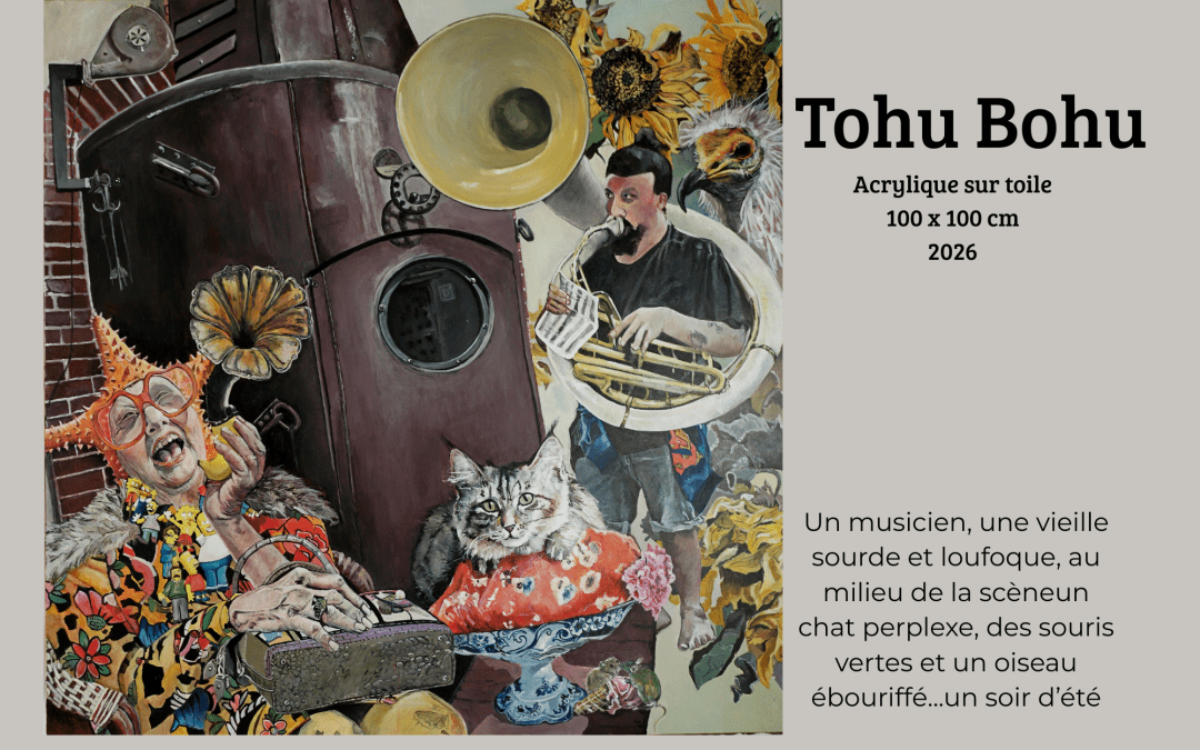 Tohu Bohu  Acrylique sur toile 100 x 100 cm 2026